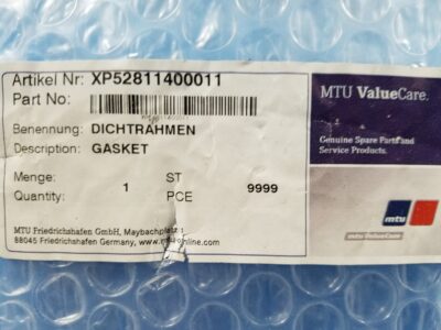 XP52811400011 - GASKET