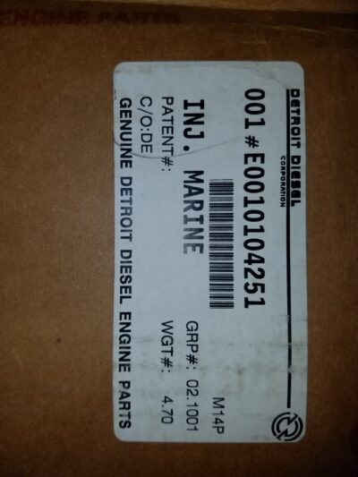 E0010104251 - INJECTOR MARINE - Image 2
