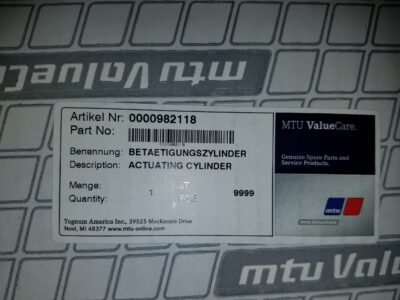 0000982118 - ACUTATOR