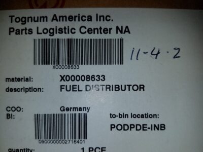 X00008633 - FUEL DISTRIB