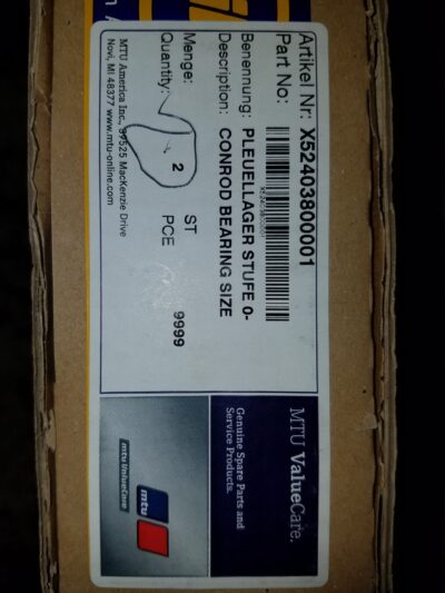 X52403800001 - CONROD BEARING       SIZE 0-0