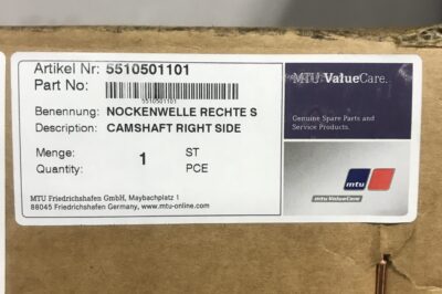 5510501101 - CAMSHAFT             RIGHT SIDE