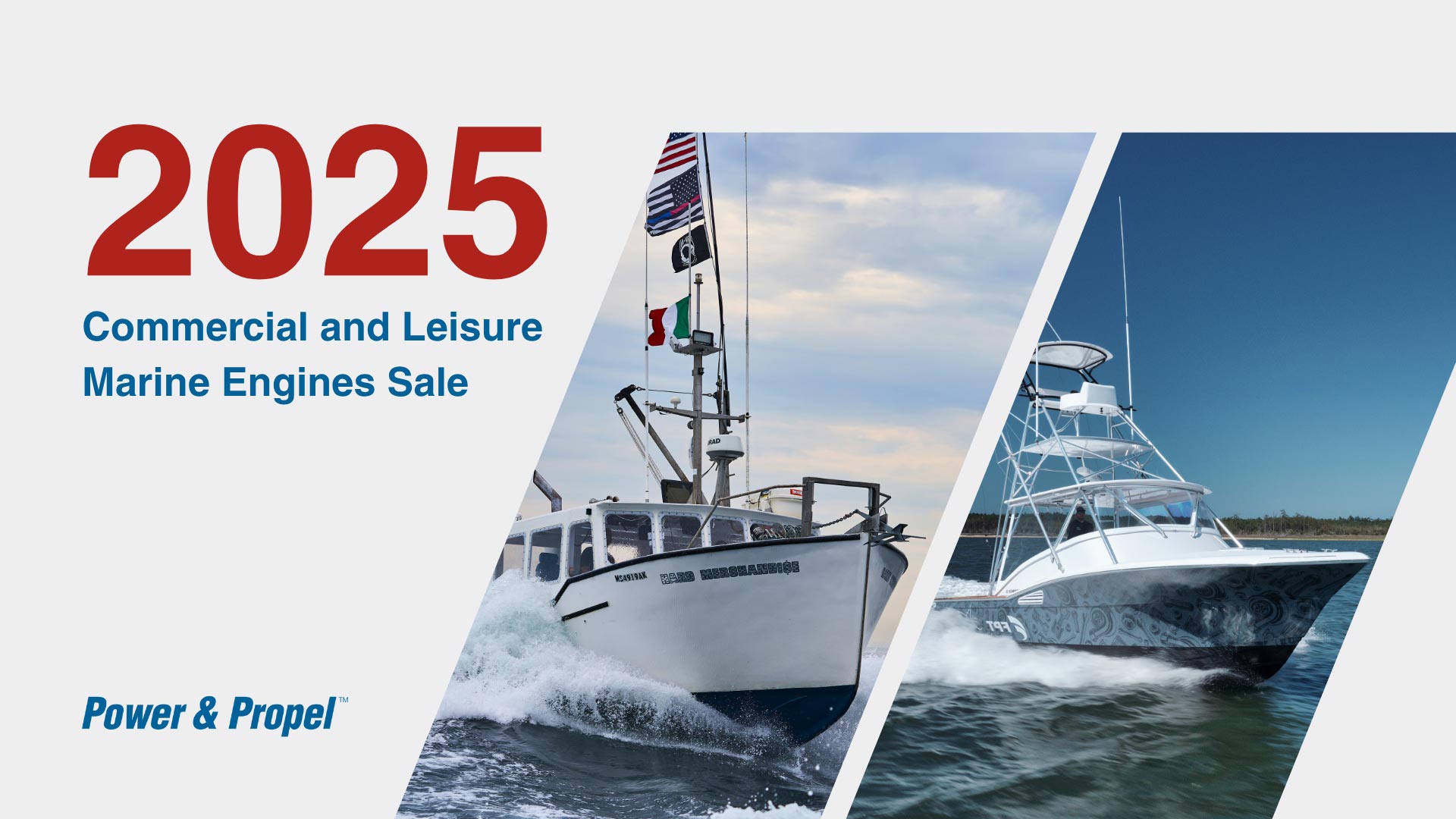 2025 Commercial and Leisure Marine Engines Sale MSHS PPG